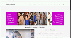 Desktop Screenshot of creatingadestiny.com