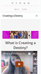 Mobile Screenshot of creatingadestiny.com